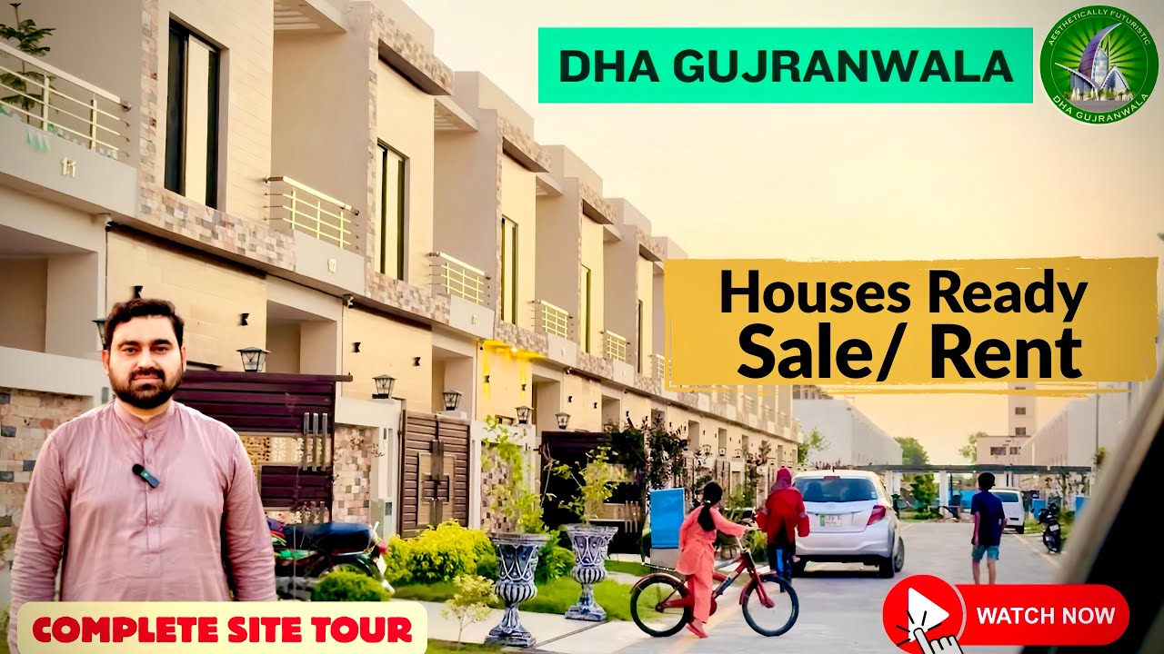 Dha Gujranwala Villas Ready | Dha Gujranwala house for sale 