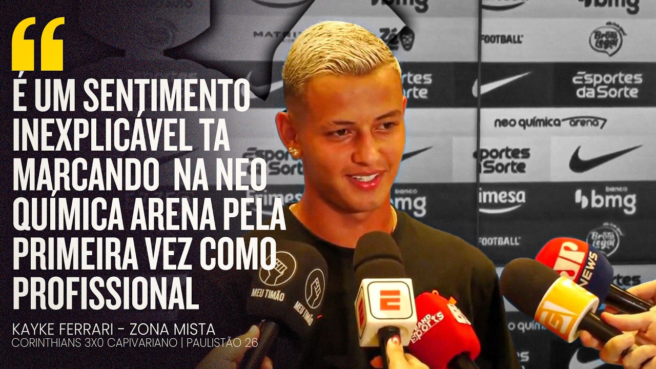 KAYKE COMENTA SOBRE SENTIMENTO DE MARCAR O SEU PRIMEIRO GOL NO PROFISSIONAL