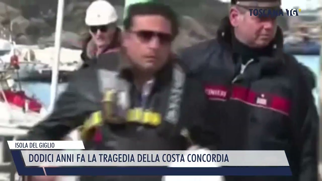 2024-01-13 ISOLA DEL GIGLIO - DODICI ANNI FA LA TRAGEDIA DELLA COSTA CONCORDIA