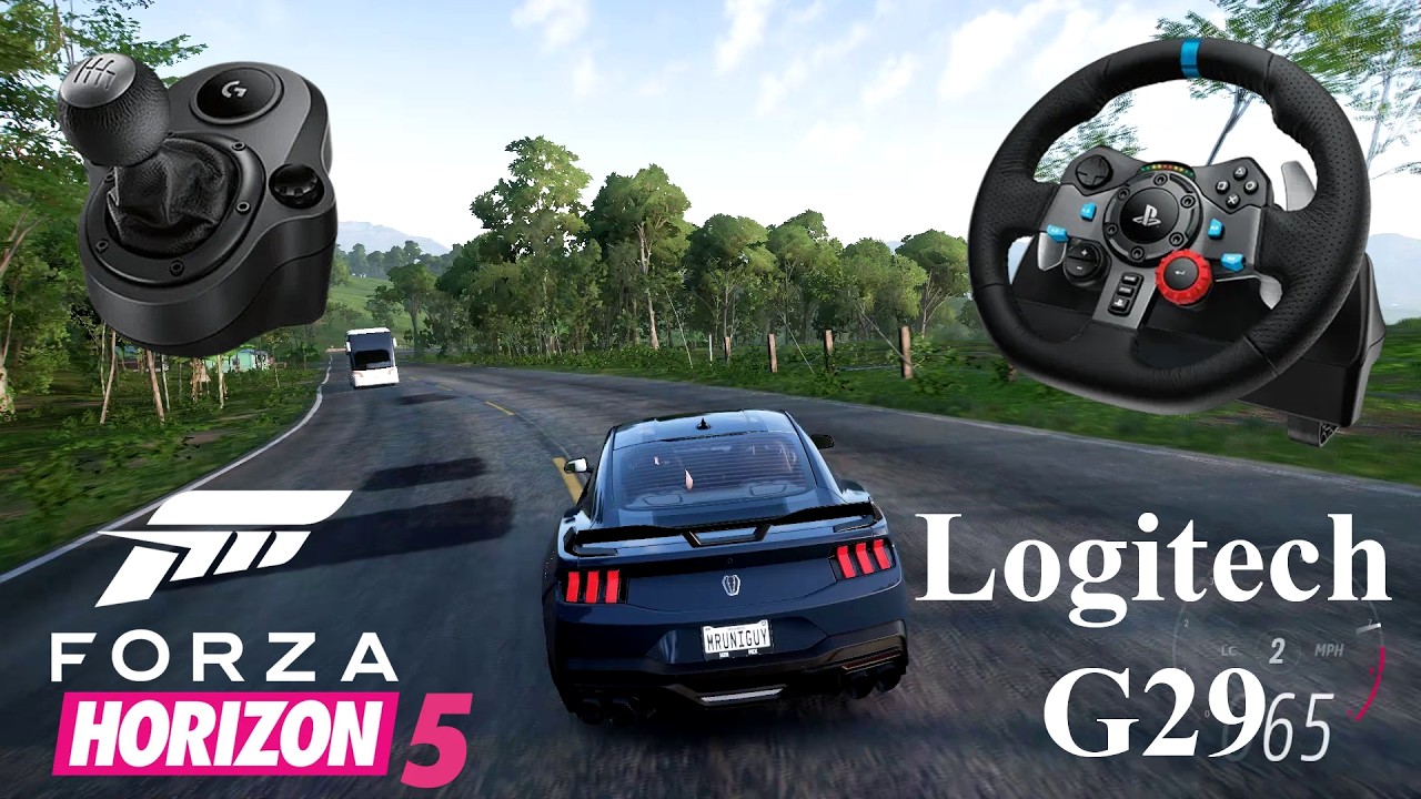 Best Logitech G29 Settings for Forza Horizon 5 (Realistic) #forzahorizon5 #logitechg29