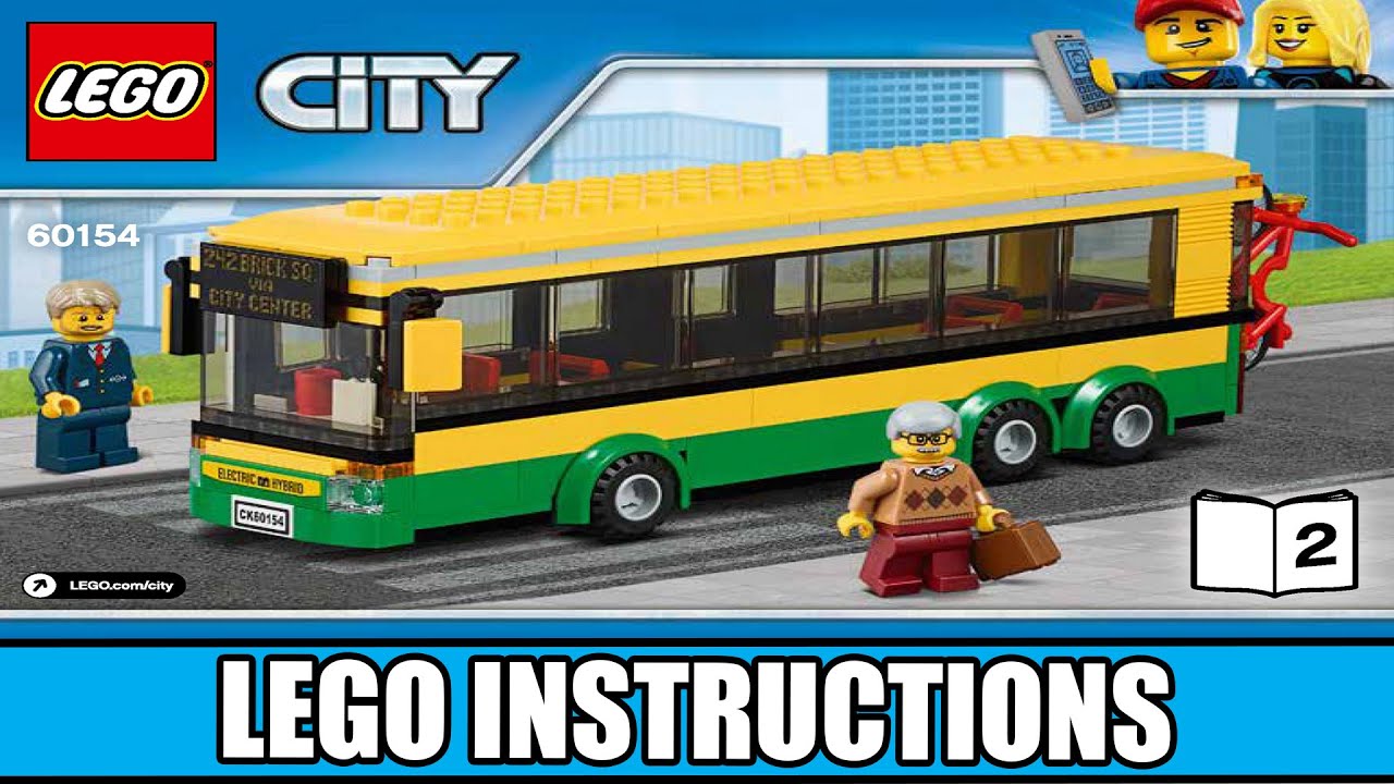 LEGO Instructions | City | 60154 | Bus Station (Book 2)