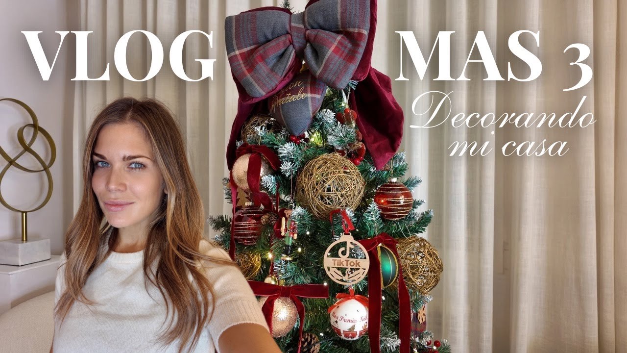 Un día conmigo decorando la casa por Navidad : VLOGMAS 3 / Isabel Marín