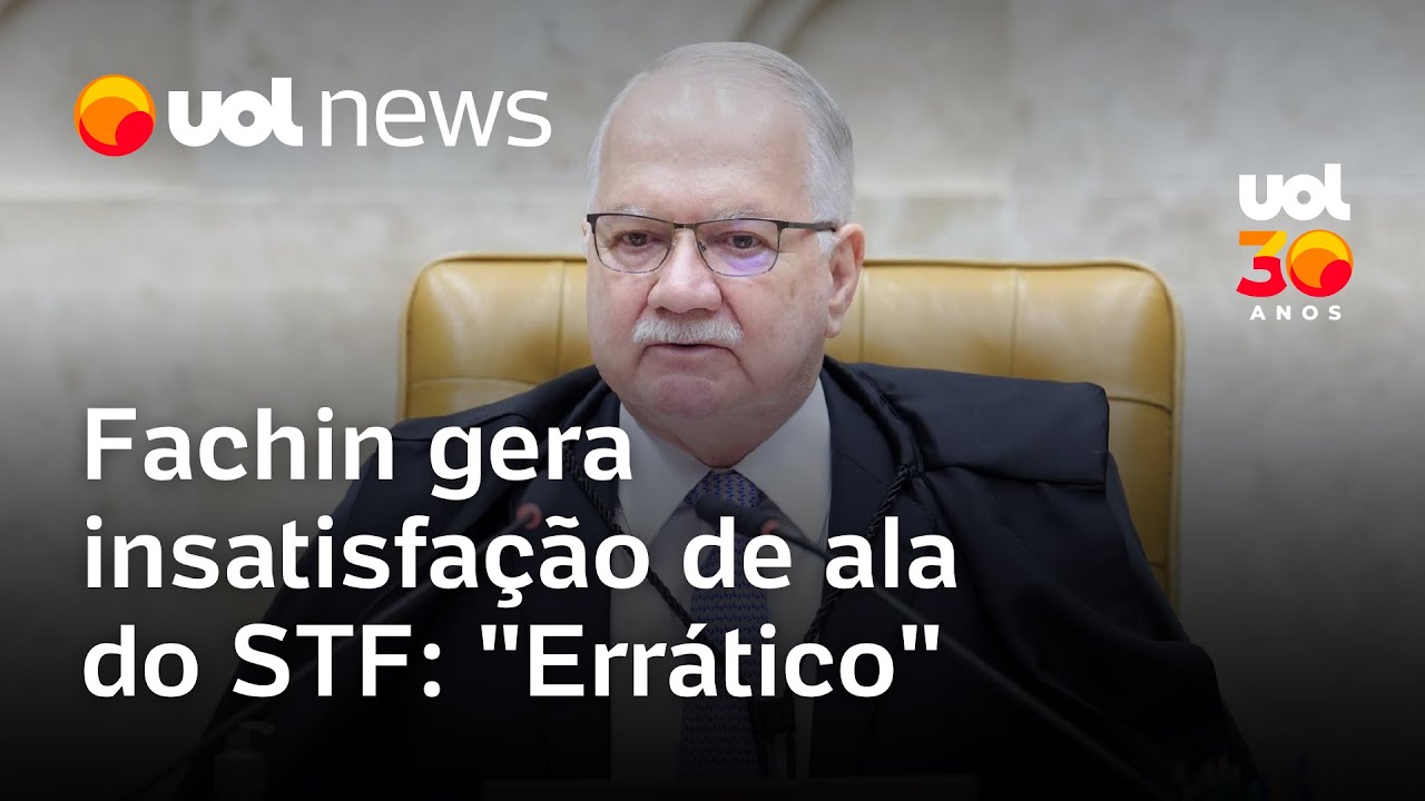 'Errático', Fachin é criticado por pares que preveem 'presidência difícil' no STF
