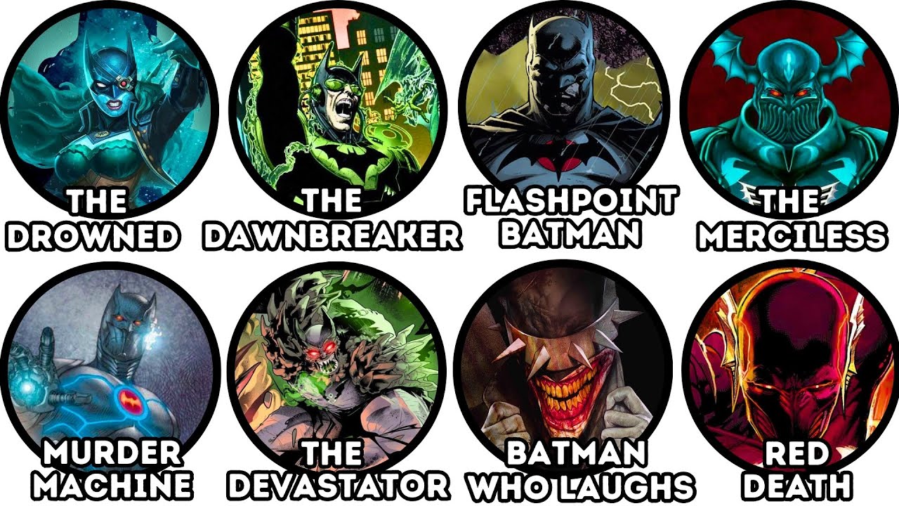 Every EVIL Batman Variant Explained in 18 Minutes!