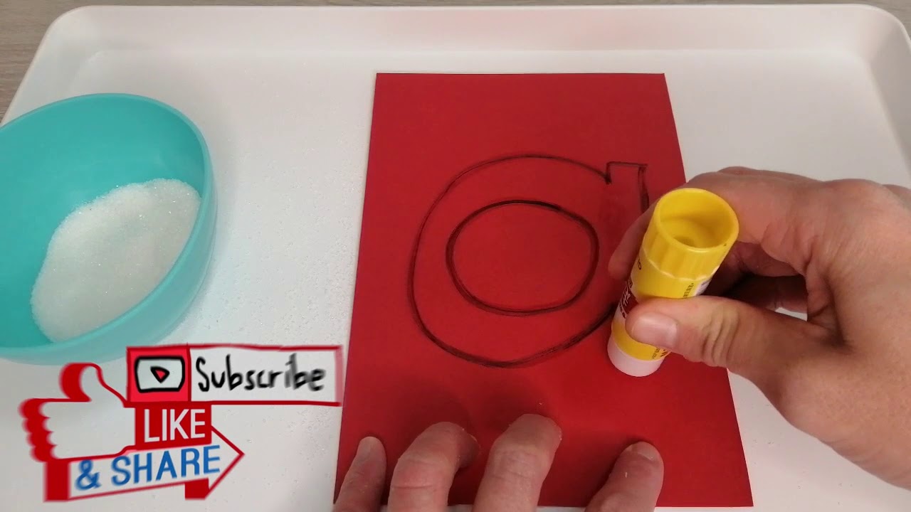 Sandpaper Letters - Learn How to Make Sandpaper Letter for Phonics with Miss Emily