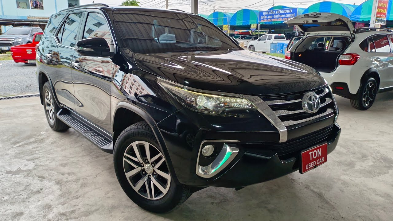 💥รีวิวอัพเดทรถครอบครัว 7 ที่นั่งเข้าใหม่ TOYOTA FORTUNER 2.4 v AUTO 2WD 2016 -17 สวยไมล์น้อย‼️