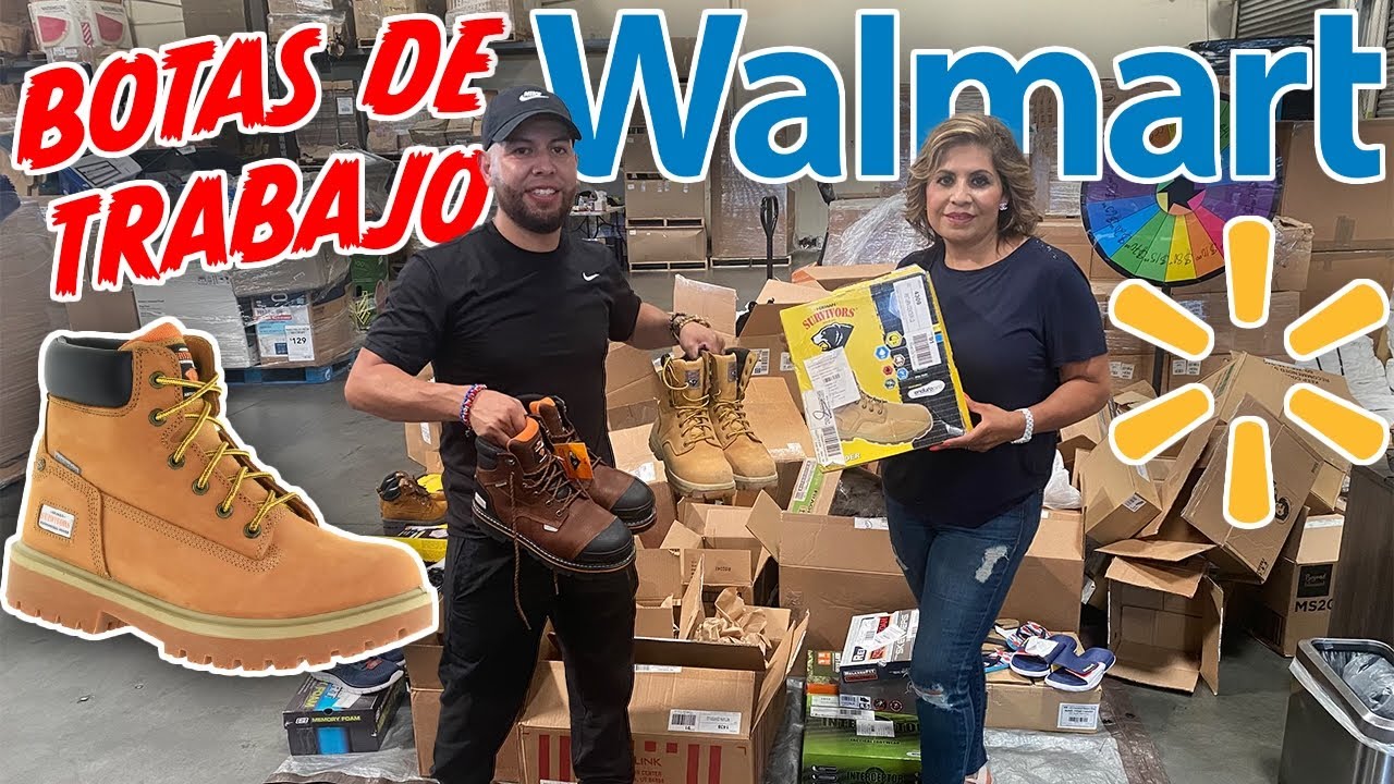 Botas de trabajo😱😱las encuentras en Walmart🙂