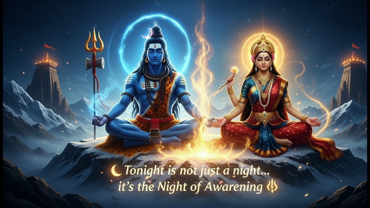Maha Shivratri🌙 Tonight is not just a night… it’s the Night of Awakening 🔱
