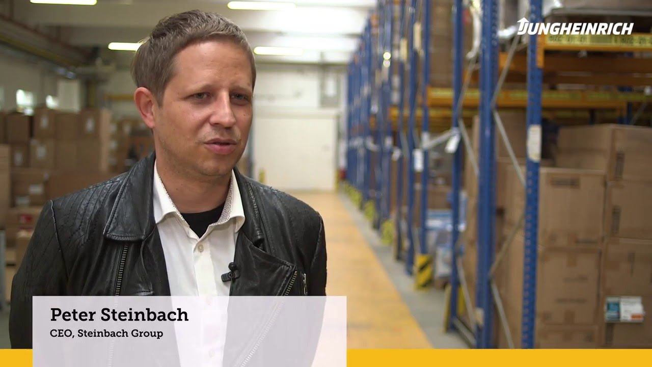 Jungheinrich Automated Stacker Crane Solution for Steinbach