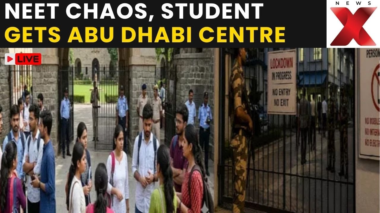 NEET 2026 Row LIVE: Nagpur Student Allotted Abu Dhabi Exam Centre, NTA Assures Correction | NewsX