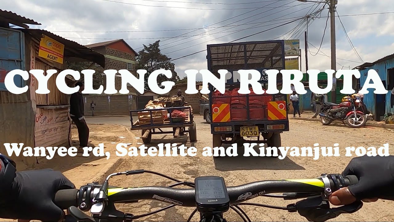 Cycling in Riruta - Wanyee road, Satellite and Kinyanjui road