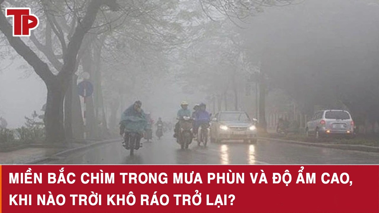 Miền Bắc chìm trong mưa phùn và độ ẩm cao, khi nào trời khô ráo trở lại?
