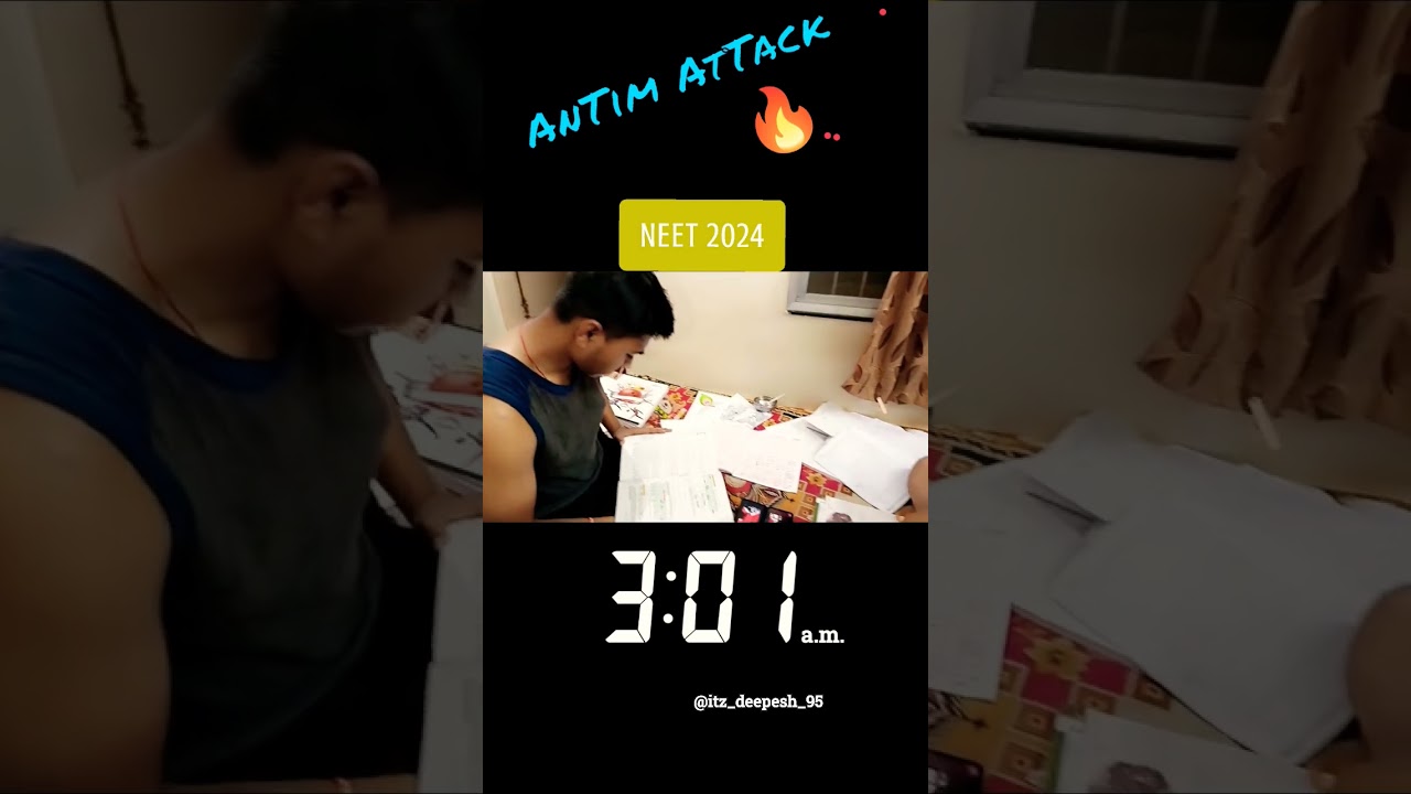 lLast  4Day prepration.       to NEET 2024  neet  #neet2024 #neetmotivation #neetexam #neetlastday