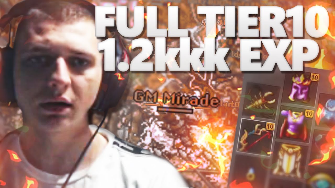 GM MIRADE APPEARED WITH SET TIER10! | DEJAIR MADE 1.2KKK EXP IN OPENPVP! HOW? | #tibiaferumbrinha
