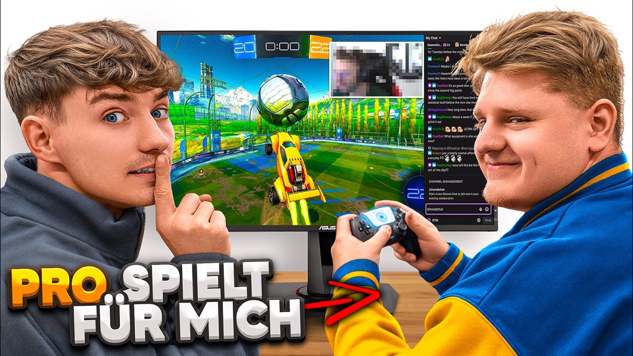 Ich TROLLE STREAMER mit dem BESTEN DEUTSCHEN PRO in ROCKET LEAGUE!? 😵‍💫😂