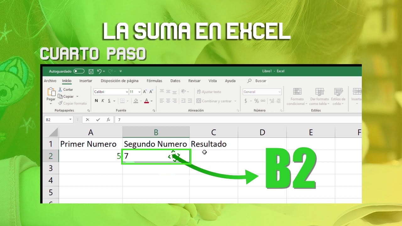 La Suma En Excel - Excel explicado Para Ni&ntilde;os