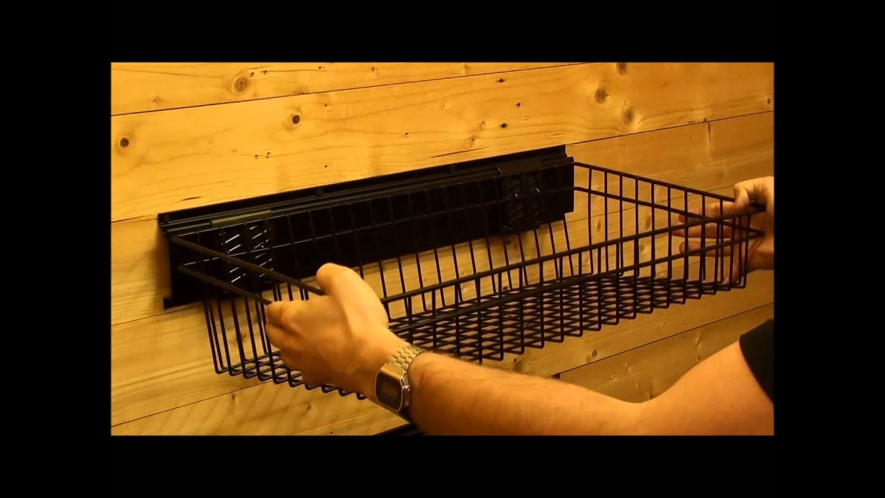 Powerplustools draadmand 61 x 30 x 14 cm. tuingereedschap ophangen - opbergen