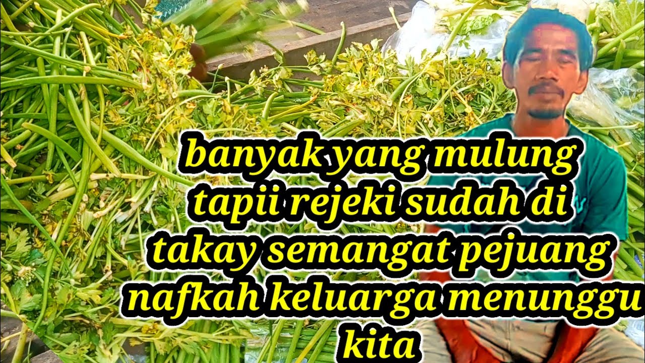 SETUMPUK BUNGA BAWANG DI BUANG PEDAGANG