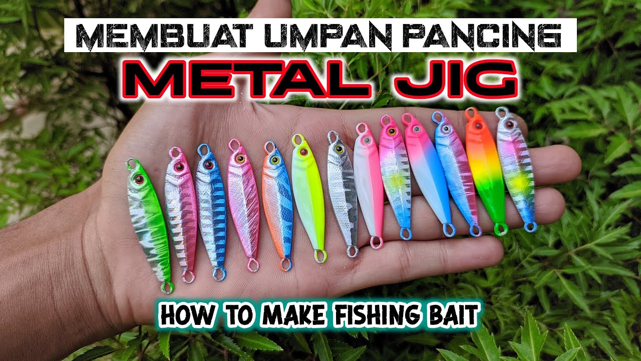 MEMBUAT METAL JIG DARI AWAL SAMPAI SELESAI, UMPAN CASTING MICRO JIG