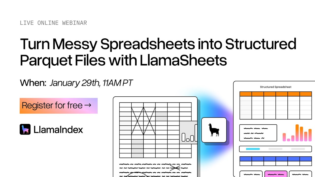 Turn Messy Spreadsheets into Structured Parquet Files with LlamaSheets