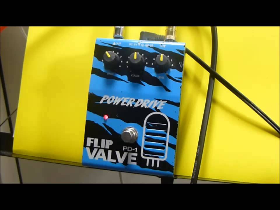 Guyatone PD-1 Flip Valve Power Drive Overdrive Distortion Guitar Effect Pedal pd1 power drive