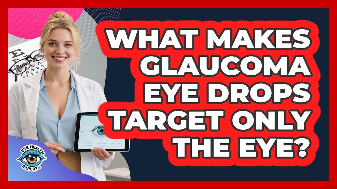 What Makes Glaucoma Eye Drops Target Only The Eye? - Eye Health Experts