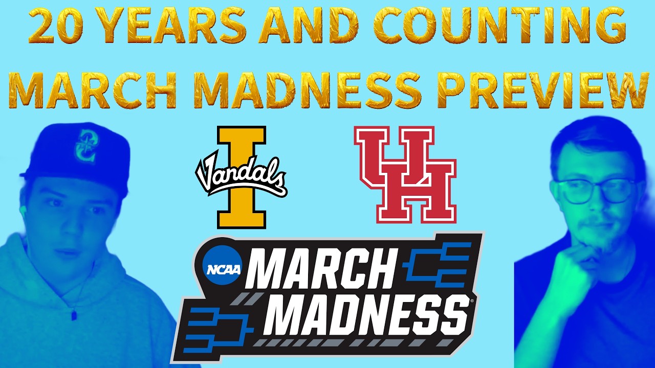 LIVE: MARCH MADNESS BRACKET REACTION - IDAHO VS HOUSTON