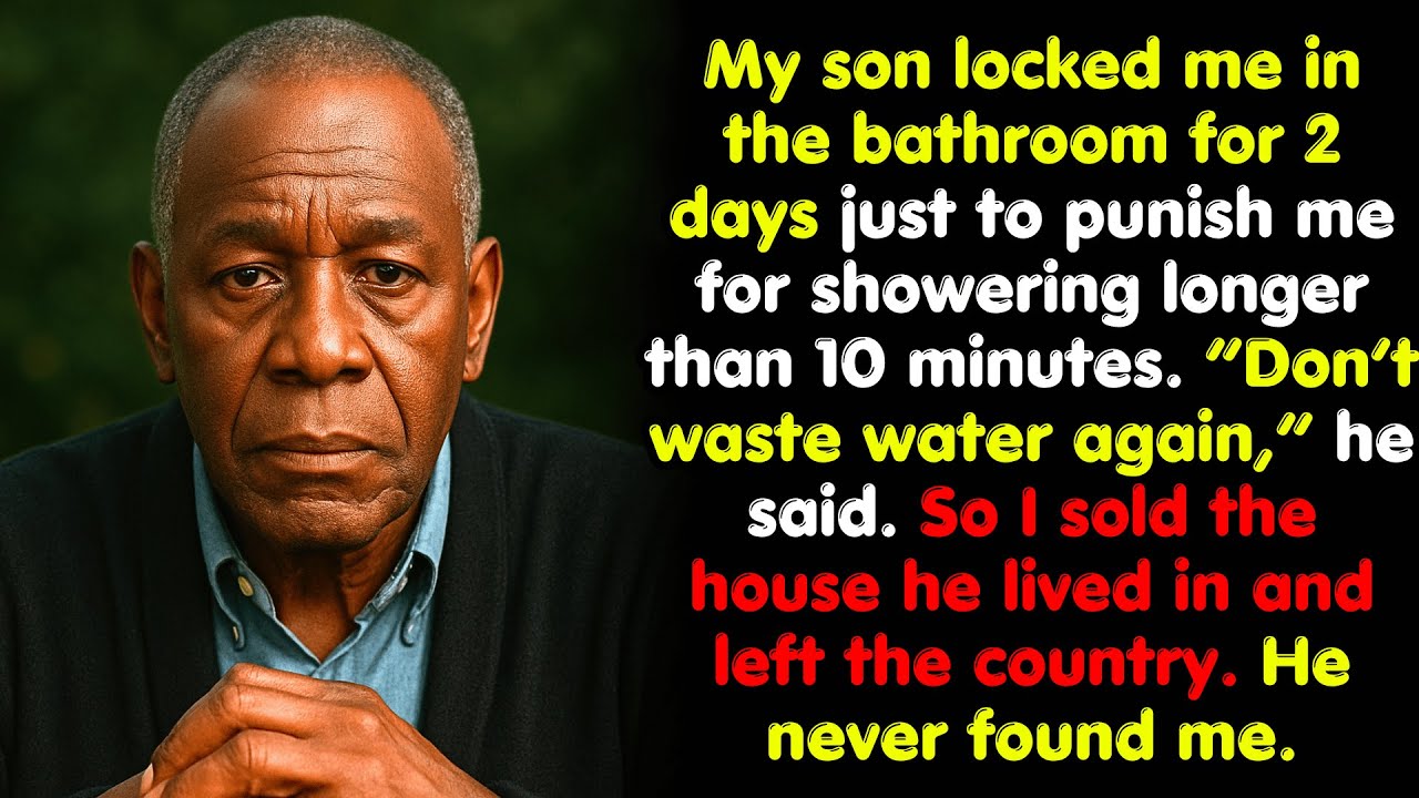 My Son LOCKED Me In The Bathroom For Two Days. So I Sold His House And Left The Country