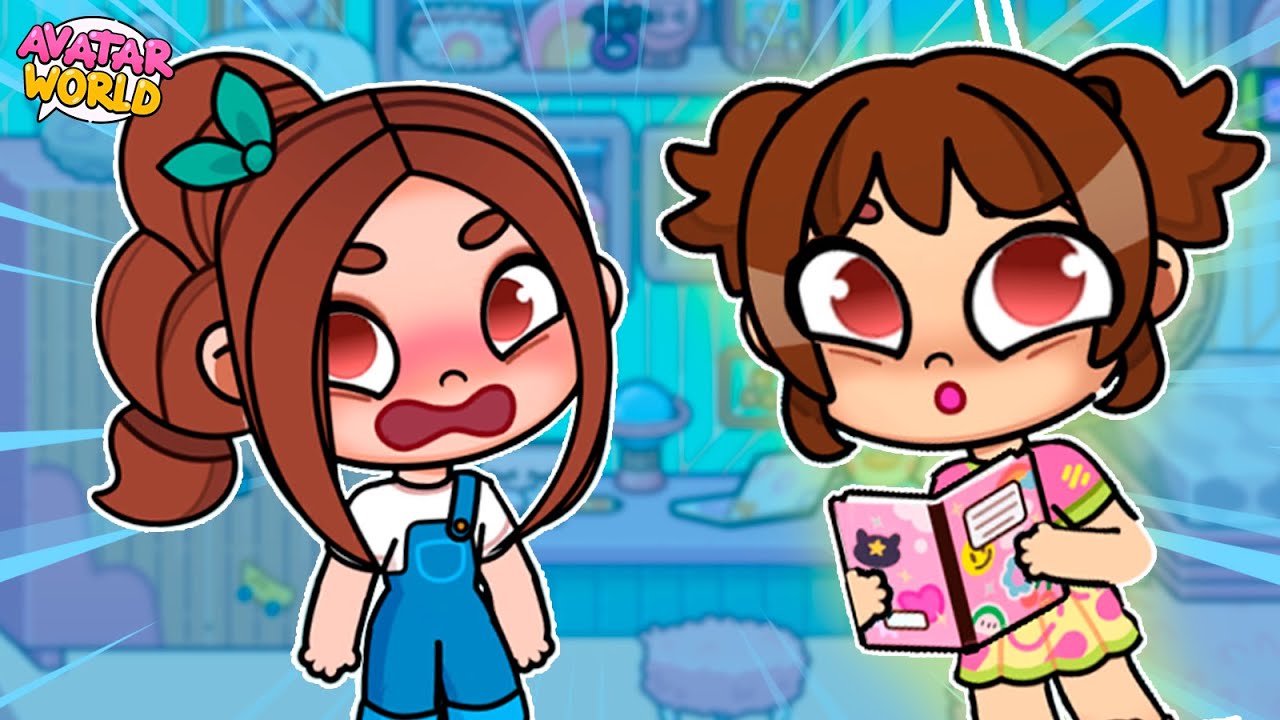 📔😱 ¡DESCUBRO EL DIARIO SECRETO DE MI HERMANITA! 😱📔 AVATAR WORLD  LUNA GAMES