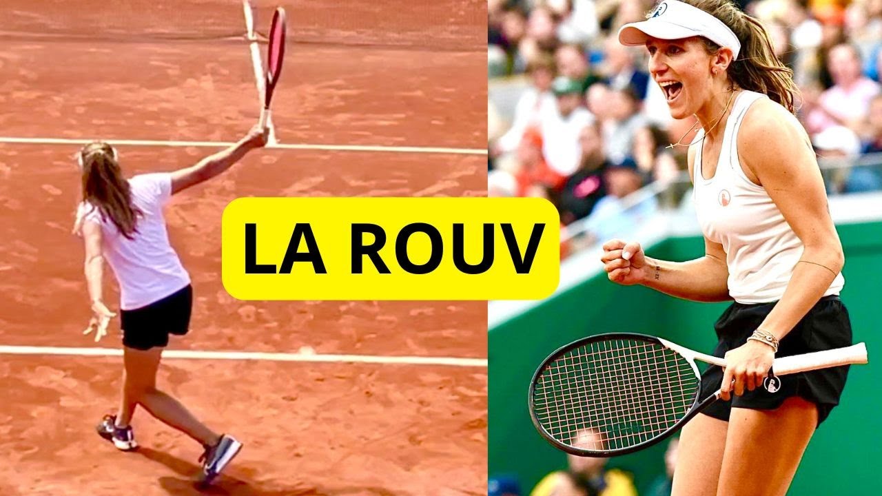 Margaux Rouvroy: Revers à une main et toucher de balle à l'Open de Biarritz