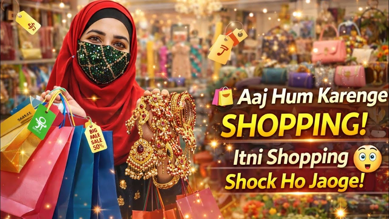 Shopping Day Out 😍 Jewellery + Suit shopping vlog | Full Excited Shopping