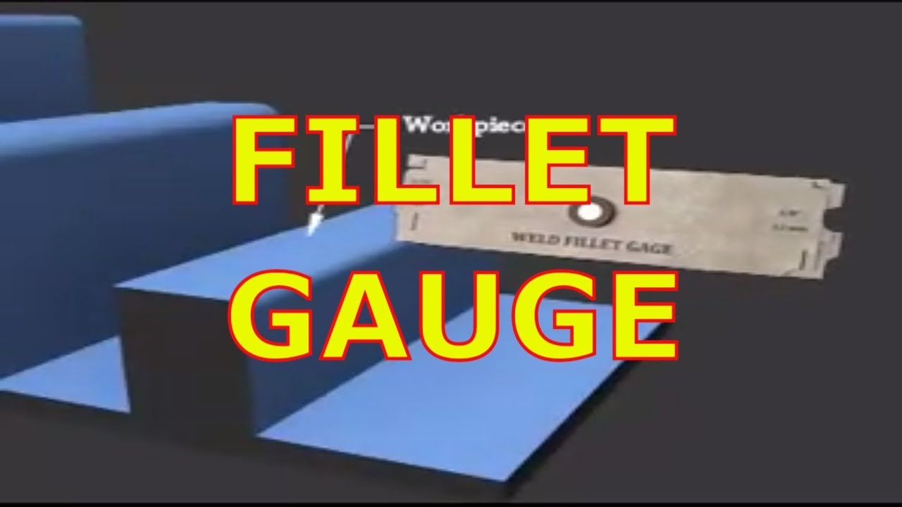 FILLET GAUGE | How to use a Fillet Weld Gauge | Metrology