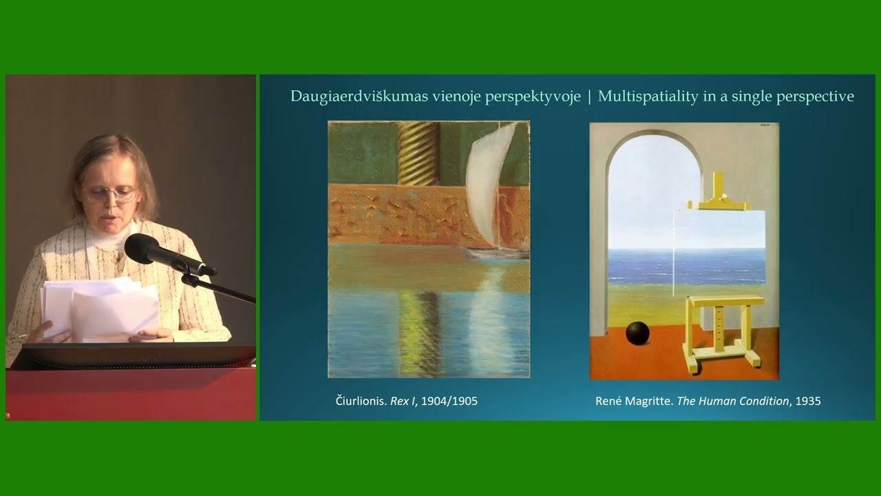 Čiurlionis 150 Congress. Dalia Micevičiūtė