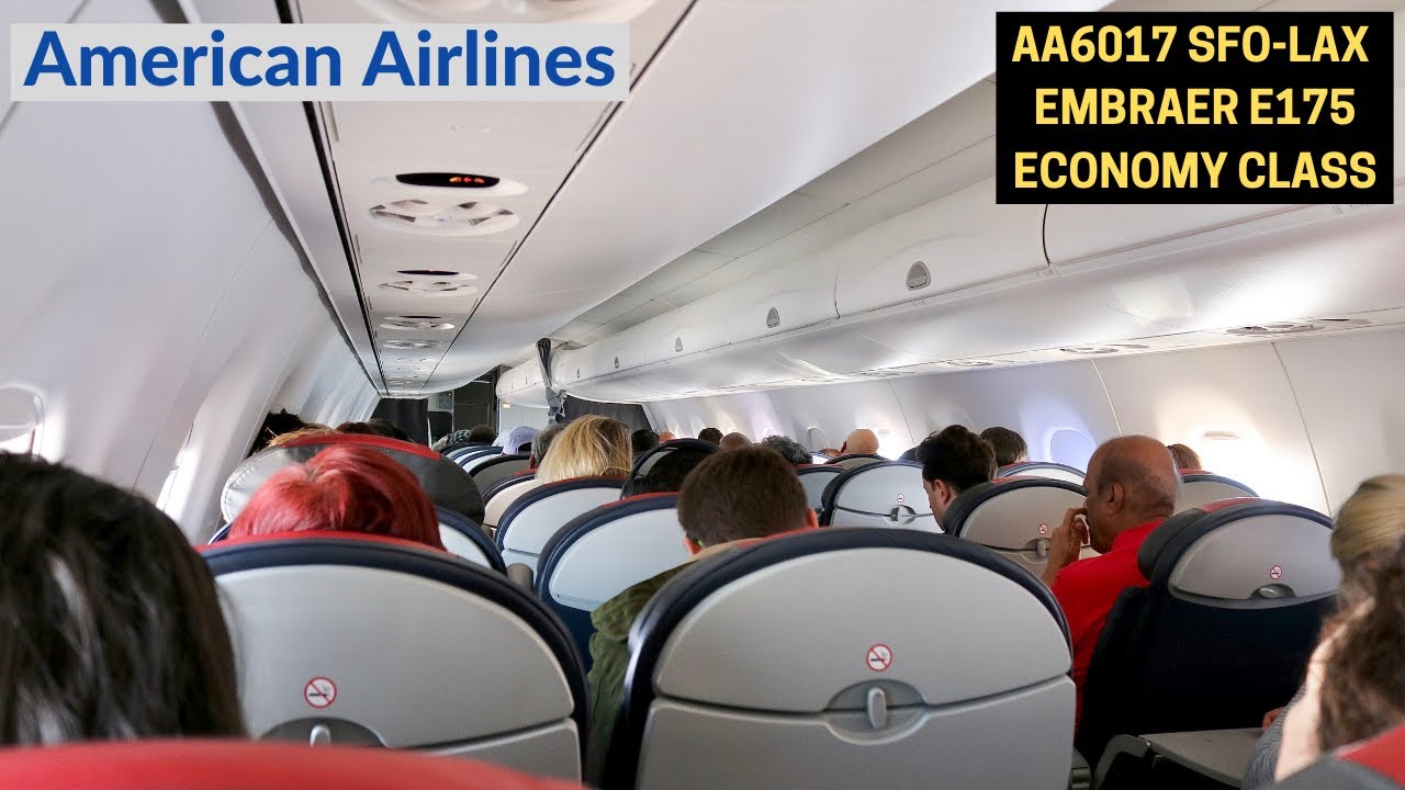AMERICAN AIRLINES AA6017 SAN FRANCISCO SFO ✈ LOS ANGELES LAX(EMBRAER E175 ECONOMY) FLIGHT REPORT #17