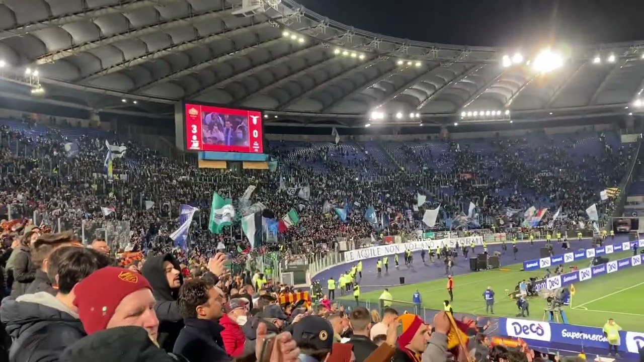 Roma Lazio 3-0 20/03/2022 grazie Roma