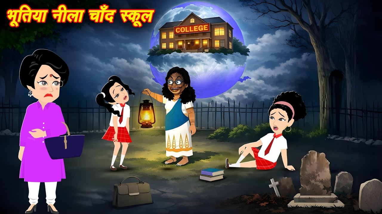भूतिया नीला चाँद स्कूल Bhootiya Chand School | Bhootiya ClassRoom | Horror Stories | Horror Hindi