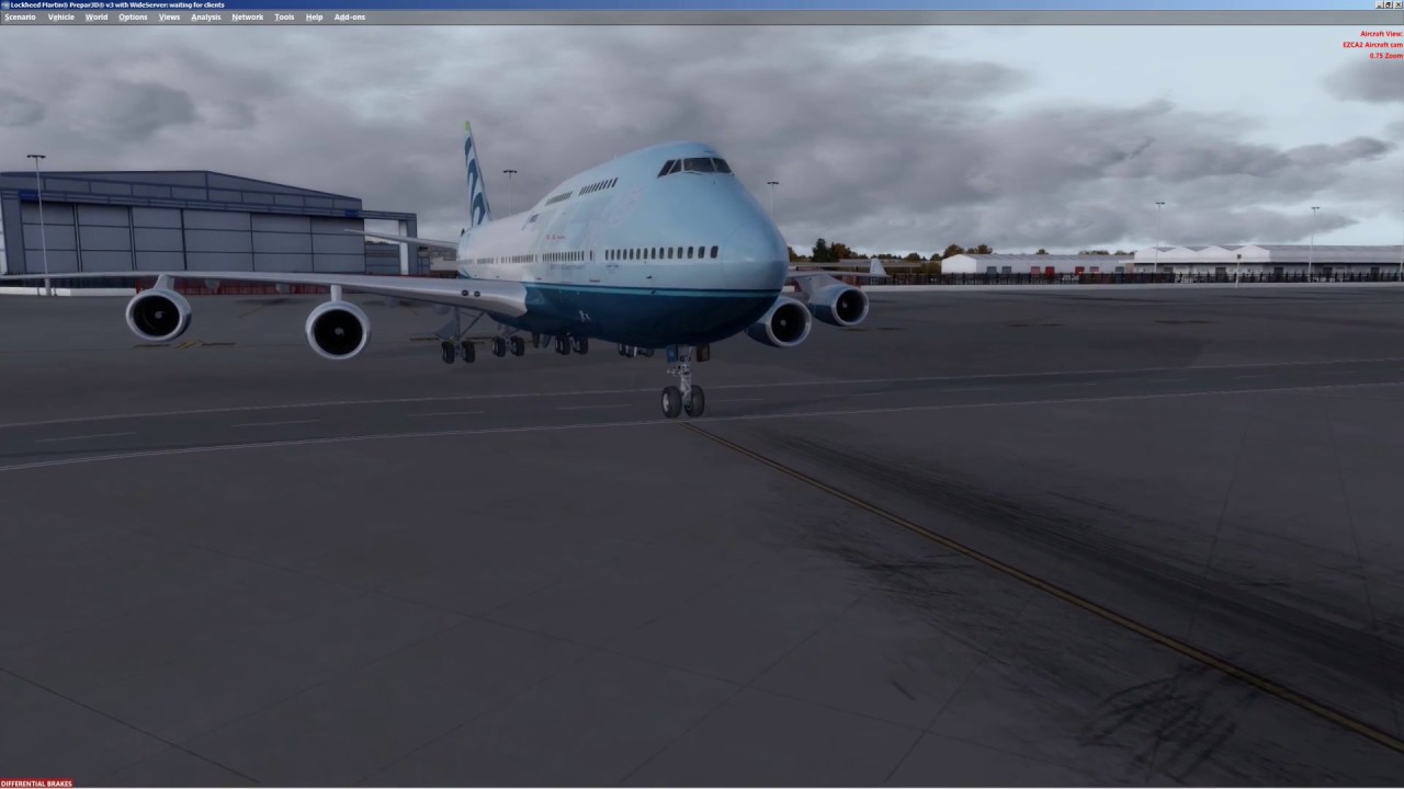 Prepar3D [P3D v3.4]  |  PMDG |  Boeing 747 (v3) | EGCC - UUEE
