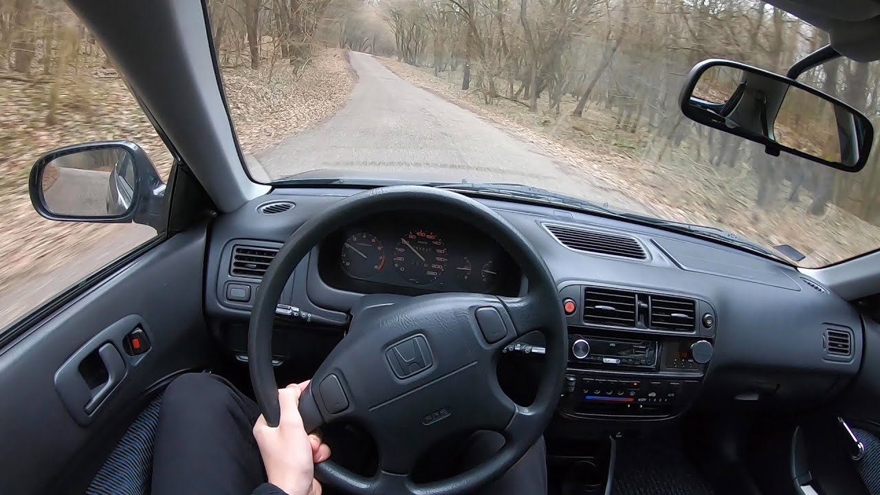 Honda Civic 1997 (1.4i S - 90HP 6400RPM) - POV Test Drive