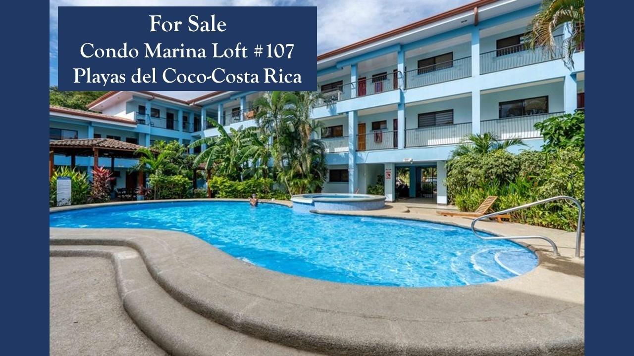 For Sale-Condominium Marina Loft 107-One Bedroom-1 Bathroom-322 Sq/ft-Playas del Coco