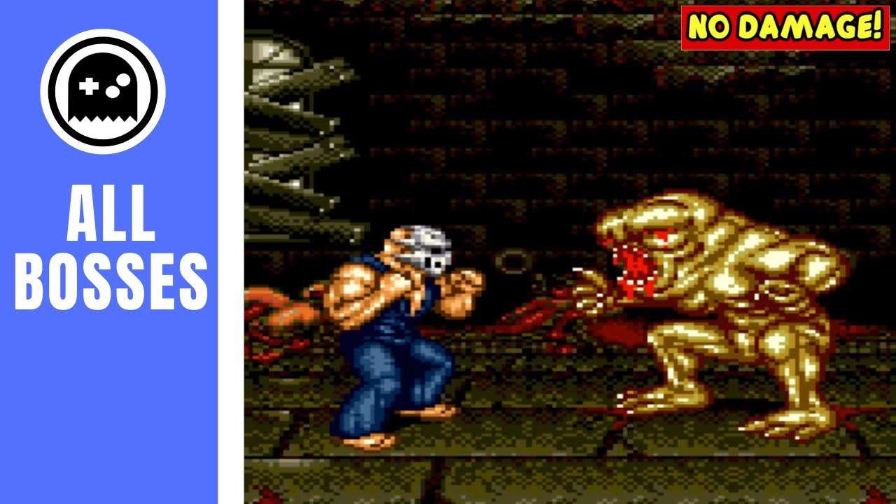 Splatterhouse 3 (SG) - All Bosses - (No Damage)
