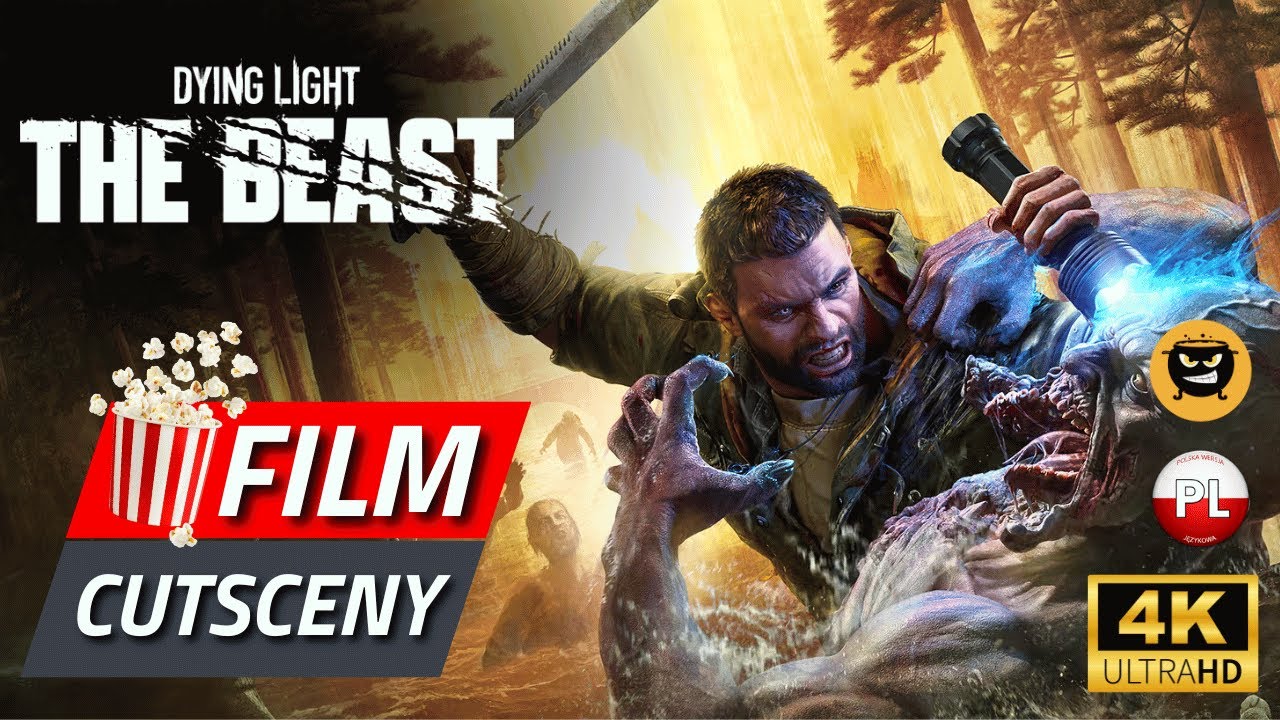 DYING: LIGHT THE BEAST PL 🎬 Cały Film 🎬 Cutscenki 🎬 Filmowe Przerywniki