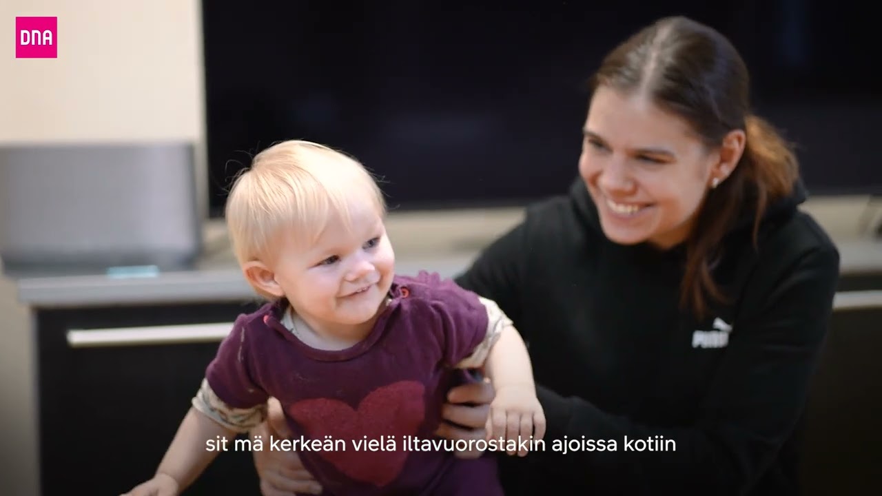 DNA Kaupassa työ on joustavaa & perheystävällistä