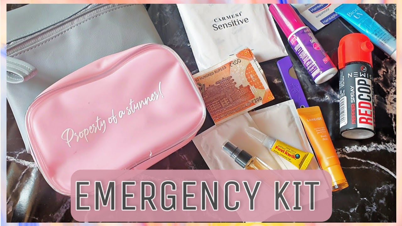 EMERGENCY KIT  for college/ school girls // essentials for girls / backtoschool // himanishah