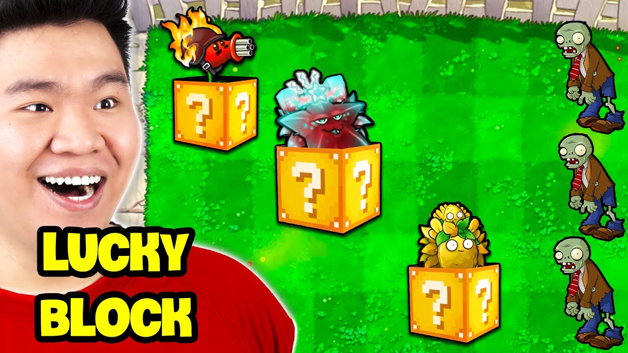 I Open Lucky Block Blind Bag In Plants Vs Zombie