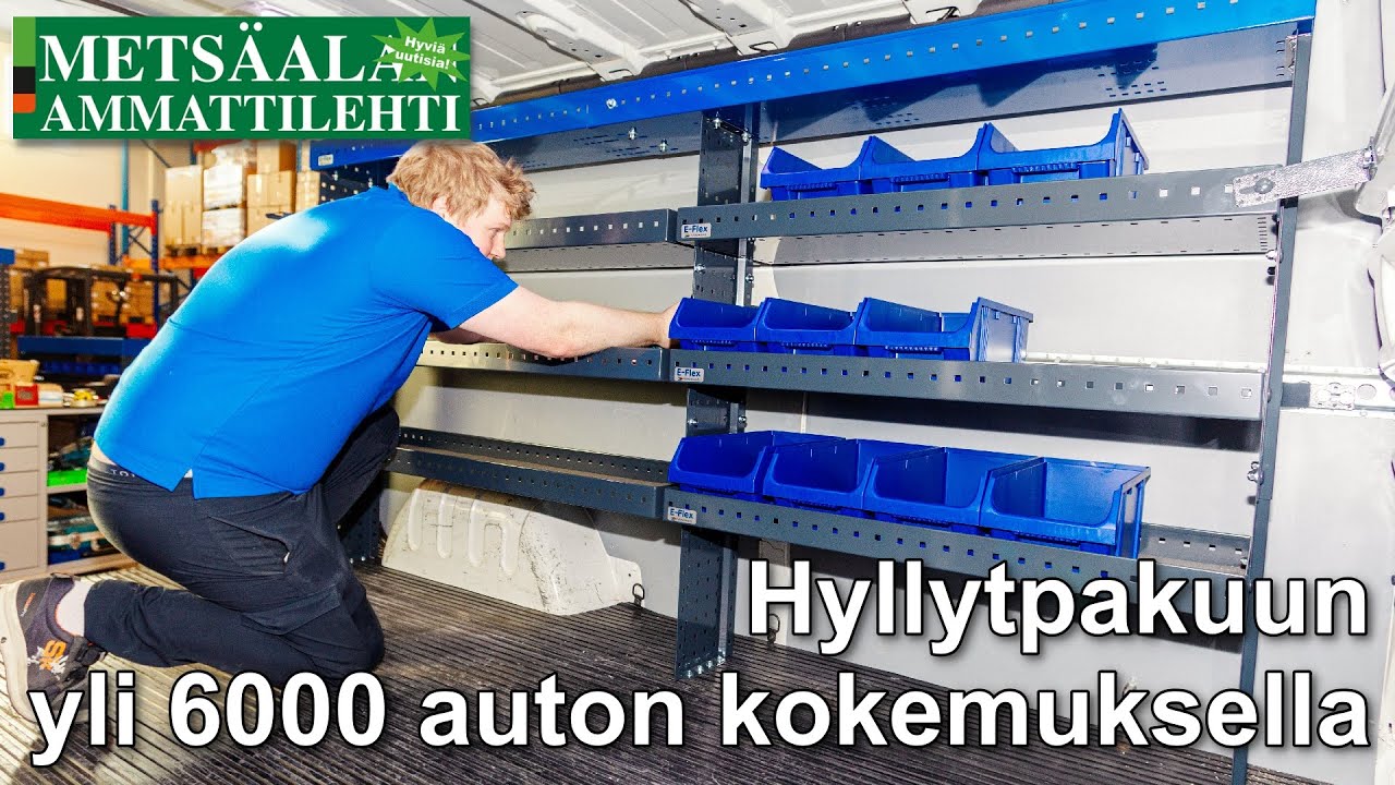 Hyllyt pakuun toimittaa kotimaiset ajoneuvokalusteet suoraan kotiovelle