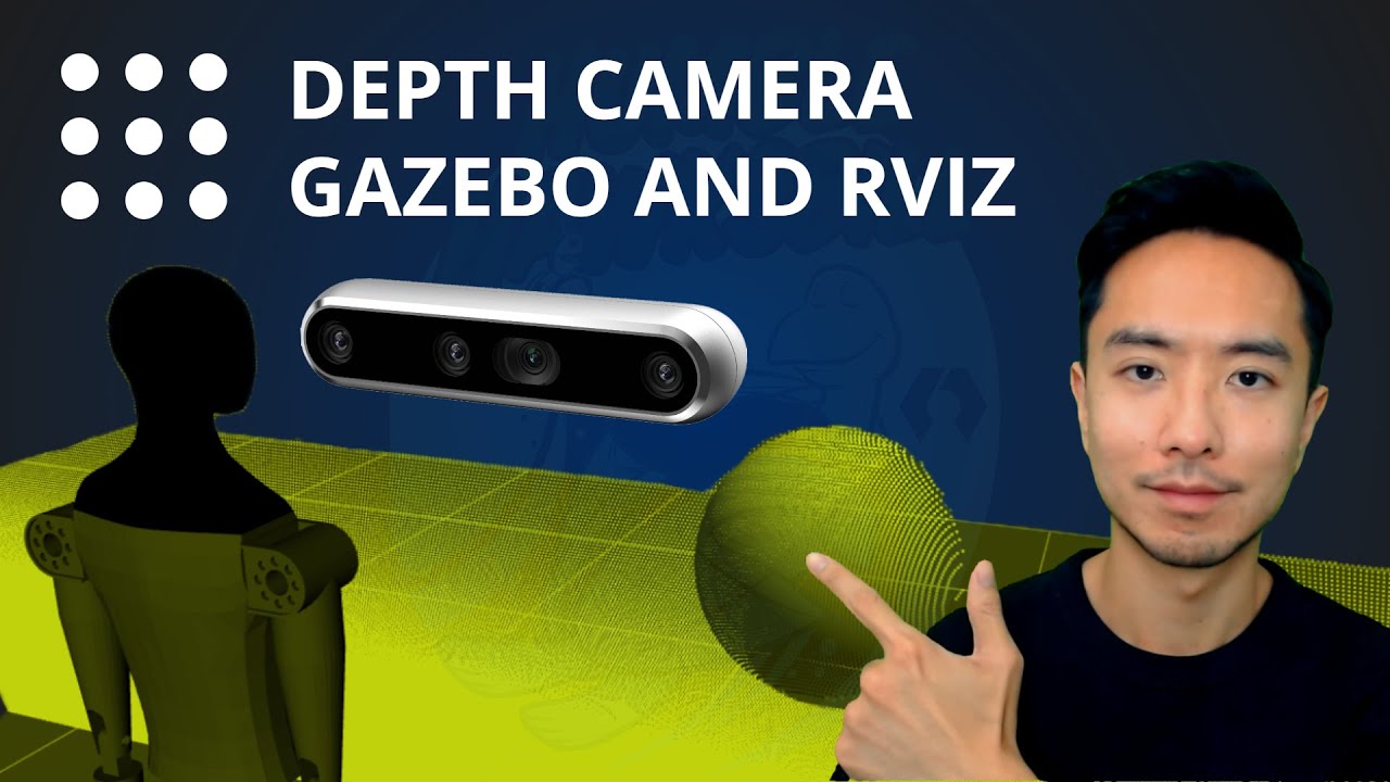 ROS2 Depth Camera Gazebo and Rviz (Tesla Bot Point Cloud Simulation in ROS)