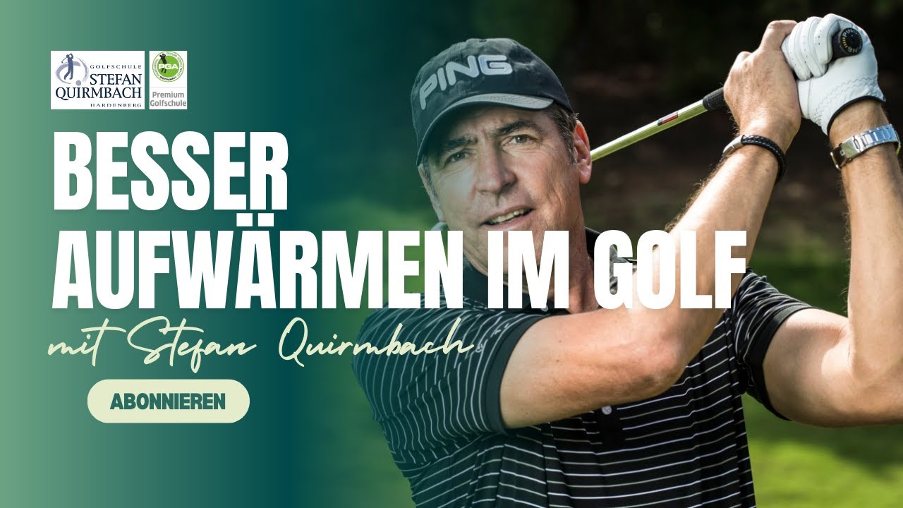 Wie kann ich mich besser aufwärmen beim Golf?