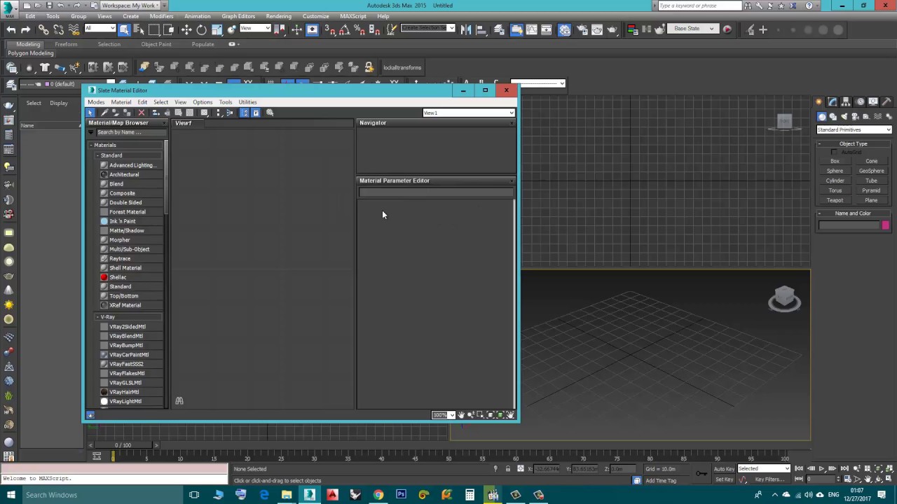 3DS Max - Material Parameter Editor disappeared - Fixed