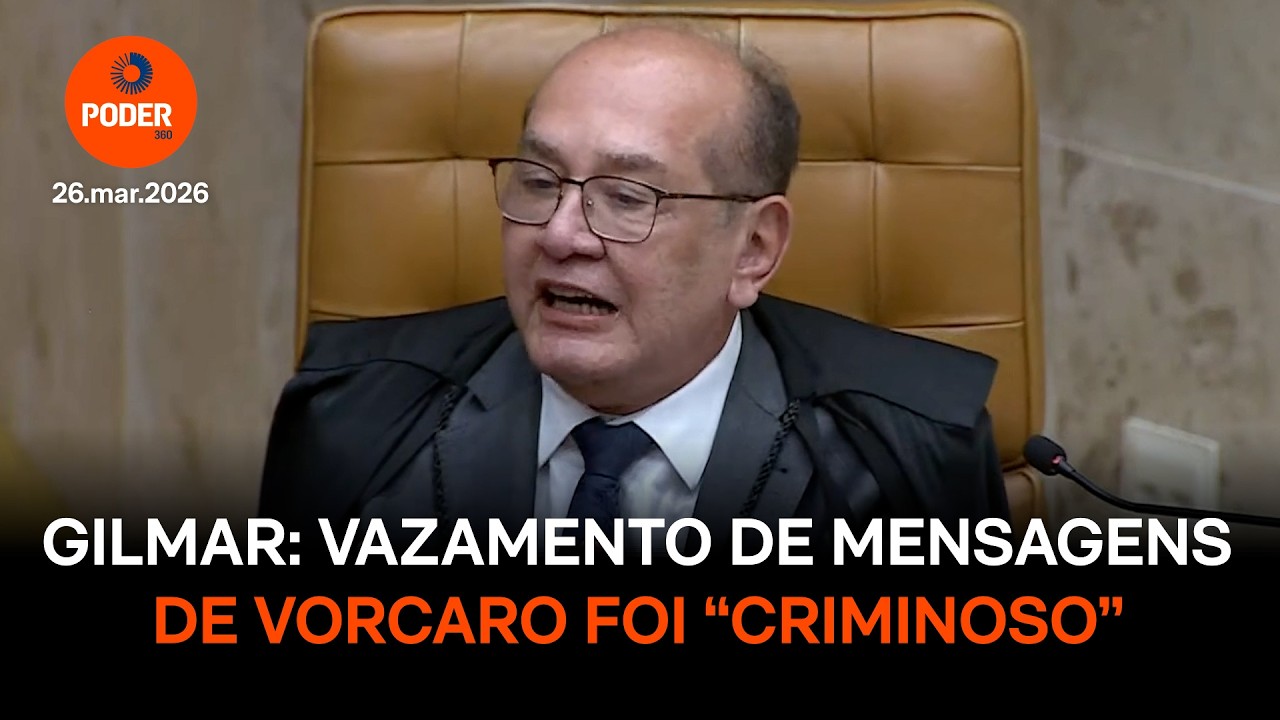 Gilmar Mendes diz que vazamento de mensagens de Vorcaro foi &ldquo;criminoso&rdquo;