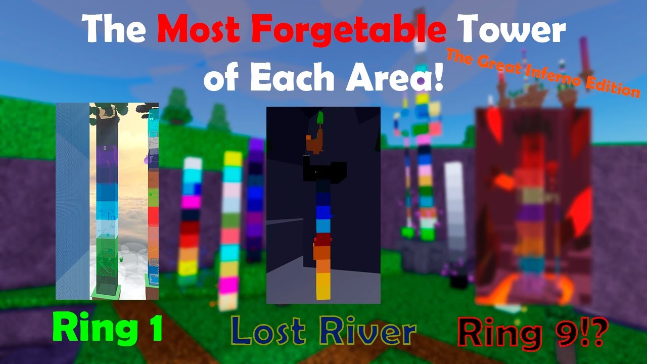 The Most Forgettable Tower of Each Area [Rings Edition] | JToH